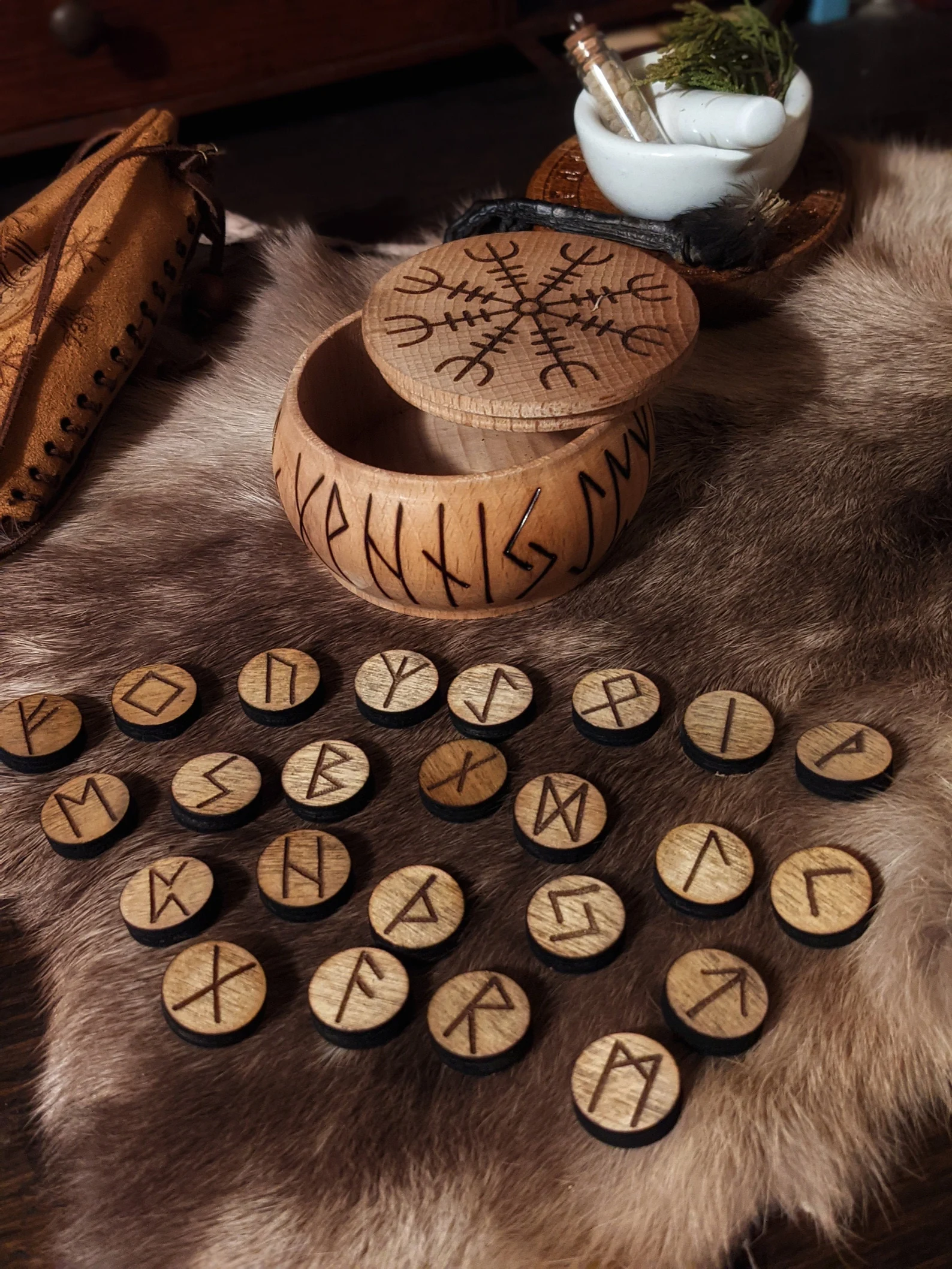 Witch runes are used for divination practice and are always a treasured witchy gift.