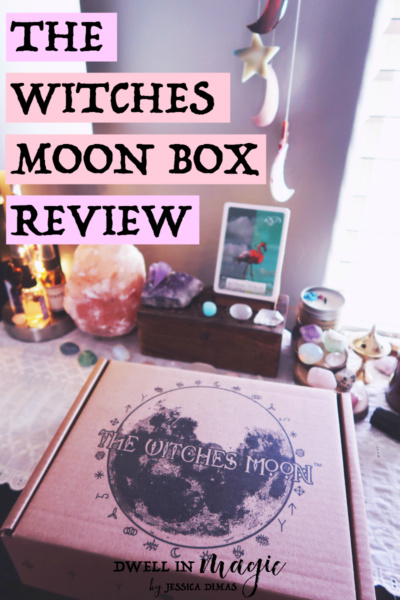 Everything we received this month in The Witches Moon subscription box #witchythings #subscriptionbox #dwellinmagic #spiritualbox #witchybox