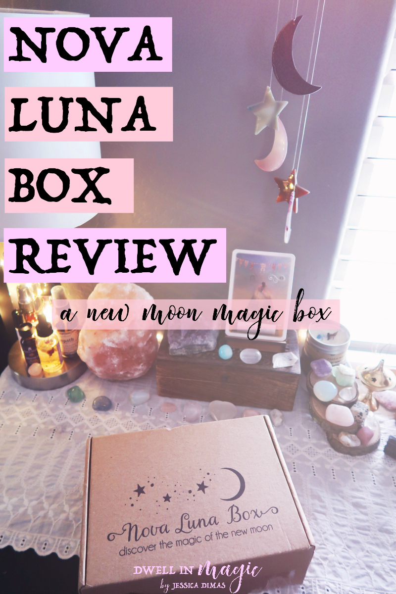 Unboxing and testing out the Nova Luna subscription box #newmoonmagic #newmoon #moonmagic #witchythings #boxreview #novaluna