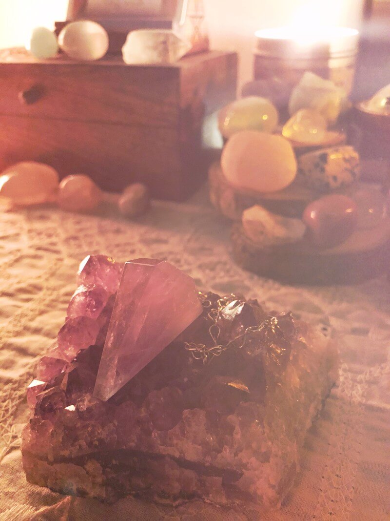 My favorite tools to use during my moon rituals #witchythings #moonritual #sacredselfcare #selfcareritual 