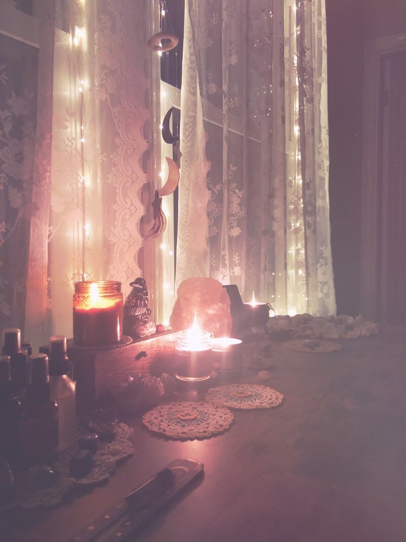 Dwell in Magic witchy self-care routine