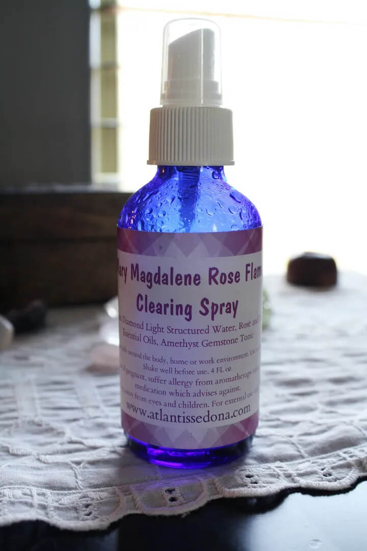Rose water spray is a great spiritual item because it helps to clear the energy of your sacred space and energetic field
