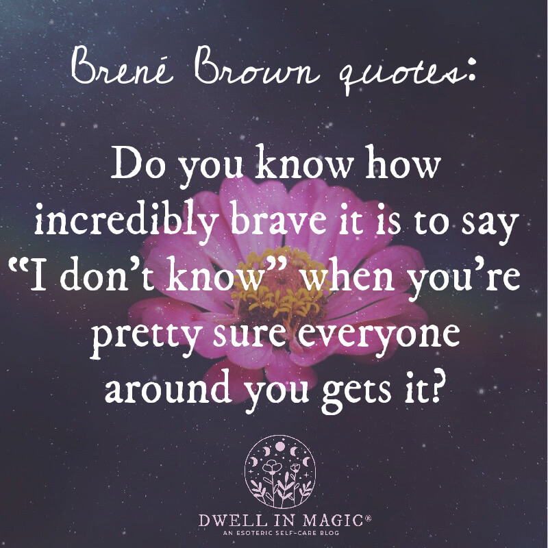 Brené Brown quotes on courage