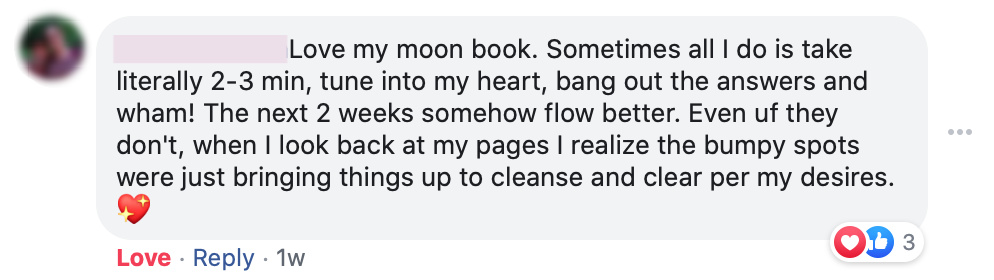 Customer review for Manifesting Magic with the Moon bundle