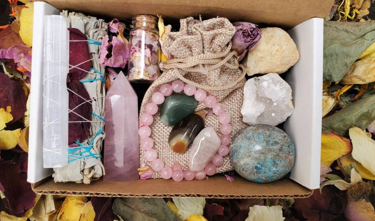 Crystal gift box makes the perfect spiritual gift for a loved one
